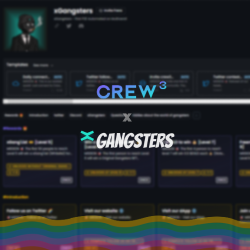ElrondGangsters's tweet photo. To grow and engage our web3 community, we opt for our integration on #Crew3 🌟

Many quests are now available and open to all 🔍
▪️ More than 11 $EGLD to win (NFT's, Freemint, WL &amp; more)
▪️ 2 $EGLD for early users

🔗 https://t.co/dNsrakbn8l

💎 RT + Follow to win 0.3 $EGLD https://t.co/4mFLHOBUl5