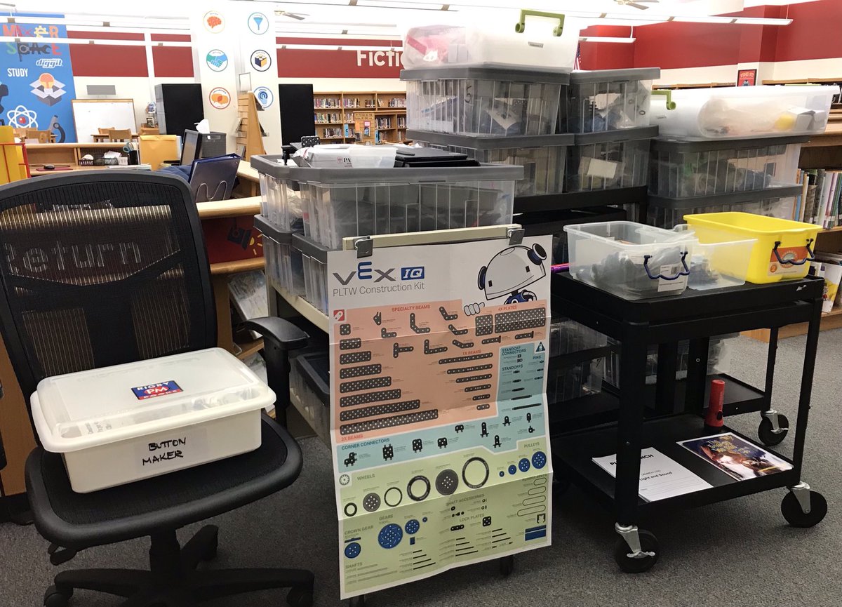 Today was a 4-cart, 1 wheelie chair kind of day.