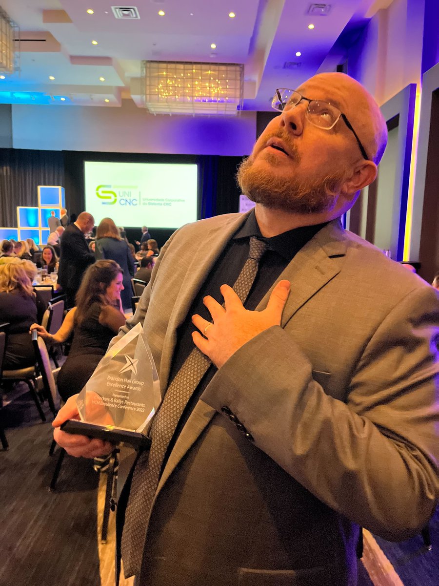 Last week we had a fun time at the #HCMExcellence23 Awards!

We are honored to accept our award with our amazing clients at Checkers &amp; Rally's!