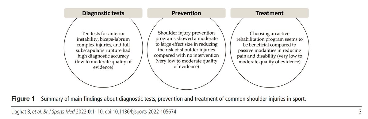 Physio Meets Science (@physiomescience) on Twitter photo Just published in <a href="/BJSM_BMJ/">British Journal of Sports Medicine (BJSM)</a> 🔥
Diagnosis, prevention and treatment of common shoulder injuries in sport: grading the evidence – a statement paper commissioned by the Danish Society of Sports Physical Therapy (DSSF)
bjsm.bmj.com/content/early/… Just published in <a href="/BJSM_BMJ/">British Journal of Sports Medicine (BJSM)</a> 🔥
Diagnosis, prevention and treatment of common shoulder injuries in sport: grading the evidence – a statement paper commissioned by the Danish Society of Sports Physical Therapy (DSSF)
bjsm.bmj.com/content/early/…