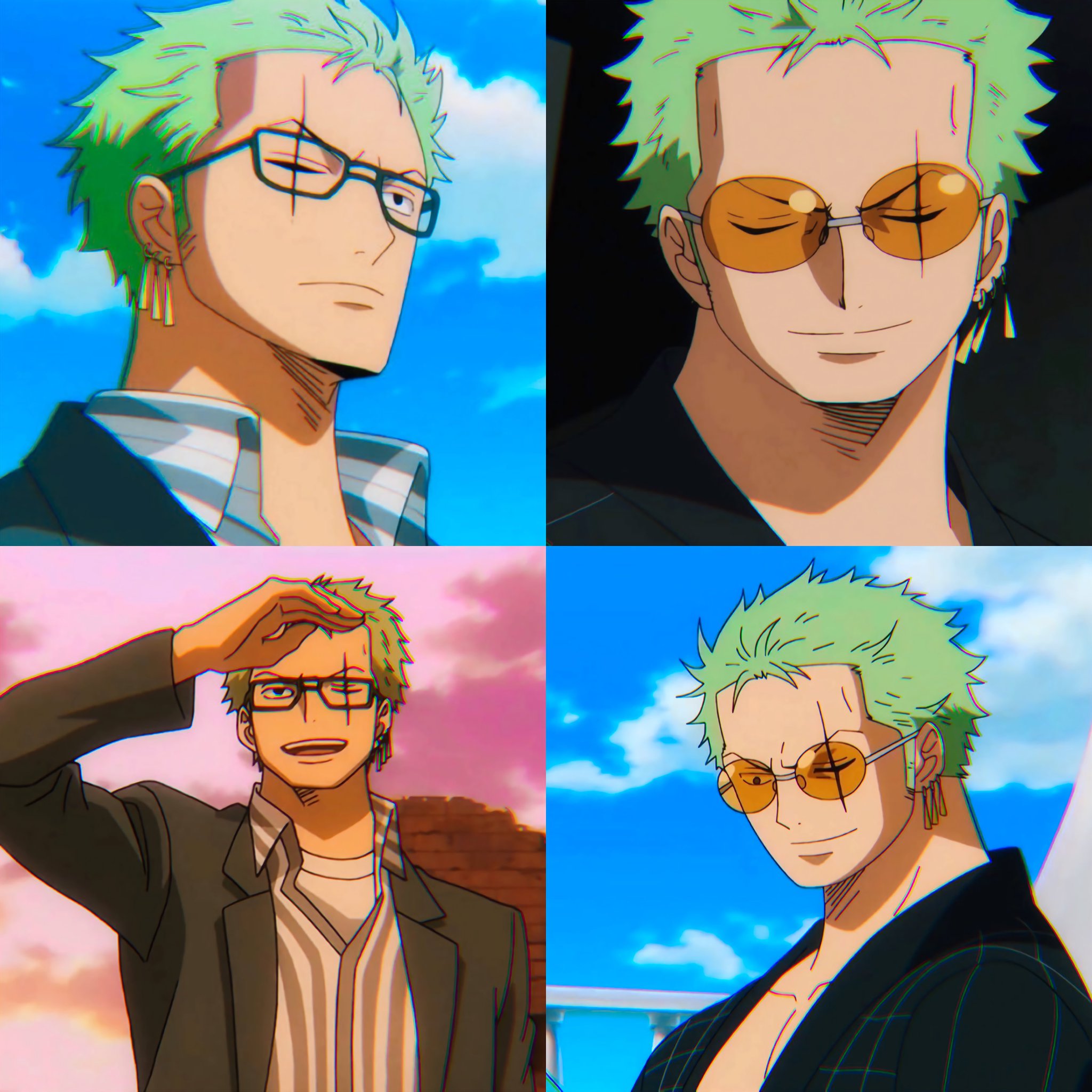 zoro pics on Twitter "Zoro with glasses https//t.co/KcR4P9rMkt" / Twitter