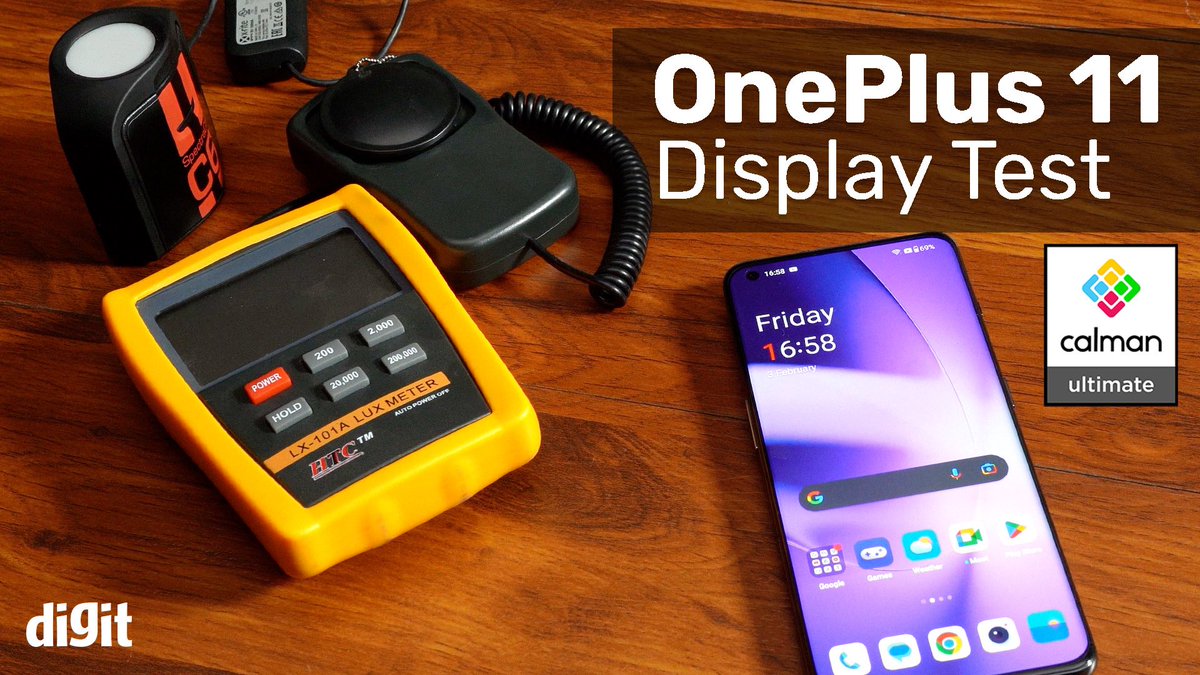 digitindia's tweet image. We’ve already put the new OnePlus 11’s super fast display through our benchmark tests. How does it fare?

WATCH: youtu.be/-nebj9Zuvlo

#OnePlus11 #displaytest