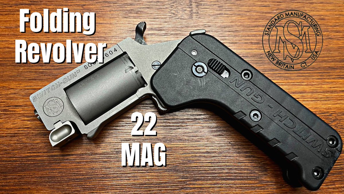 kellyedash's tweet photo. Latest #firearms video posted 🚨 22 Mag Folding Revolver | 5-shot Switch Gun #shefires #foldingrevolver 
https://t.co/T3tDMnbxe6 https://t.co/yjqqrMLJfV