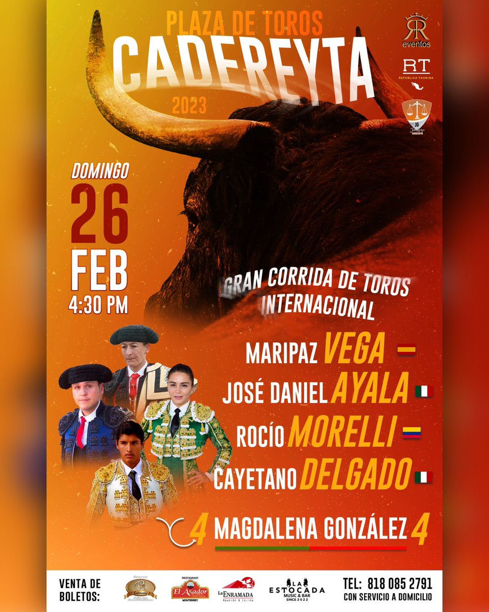 Cambios en el cartel en #Cadereyta Nuevo León.