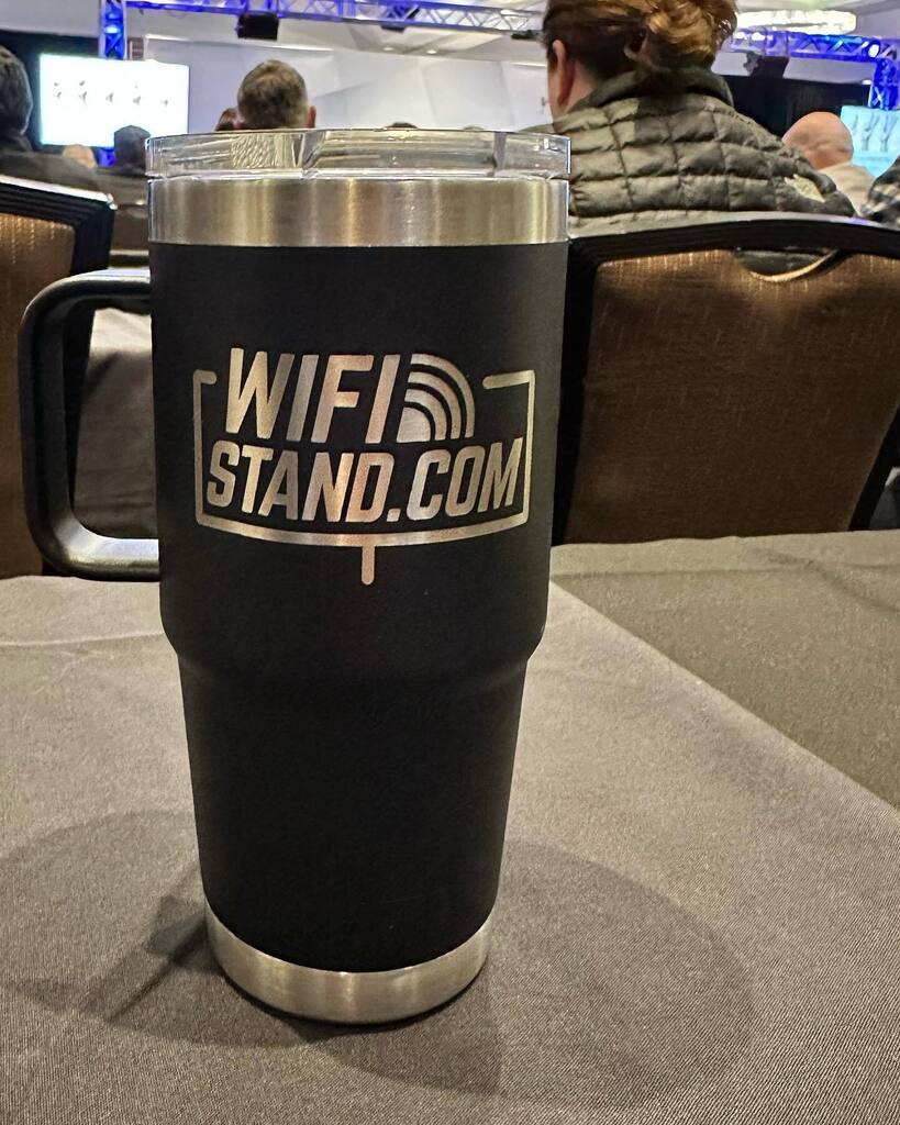 Wirelessnerd's tweet photo. New @wifistand cups for #WLPC Phoenix 23! https://t.co/vfNR0b9csn #WirelessNerd https://t.co/IVPiGhfIcw