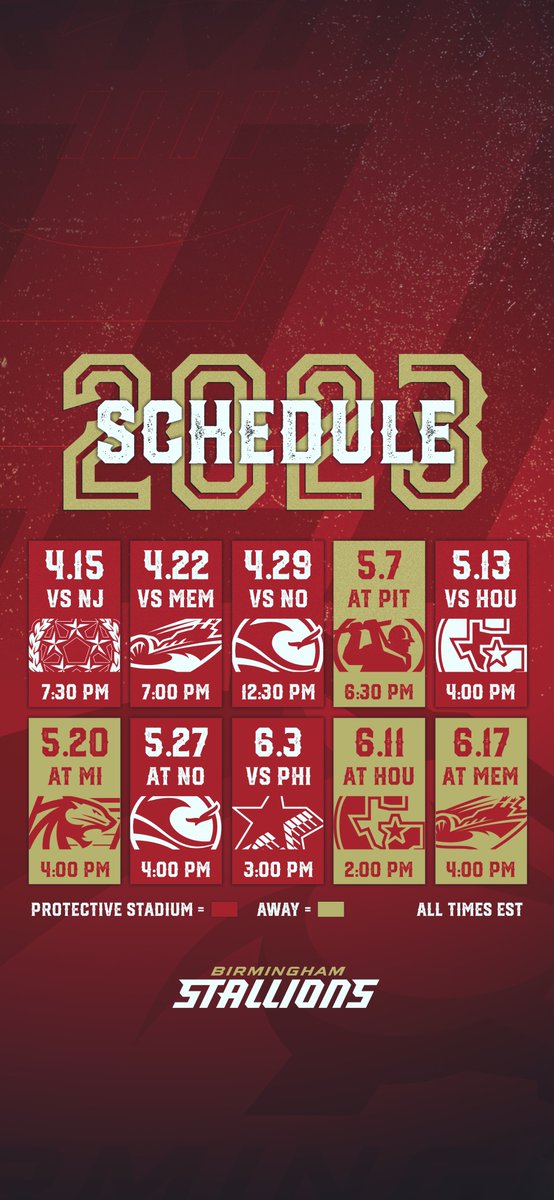New season, new schedule wallpapers for your phone 🐎📱🔥