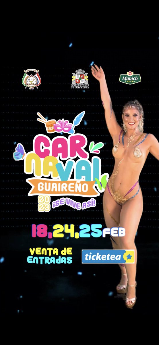 clacho03's tweet photo. @patty_orue Te esperamos por el Carnaval Guaireño Diosaaa 🙌🏻 https://t.co/e8qEqYoypU