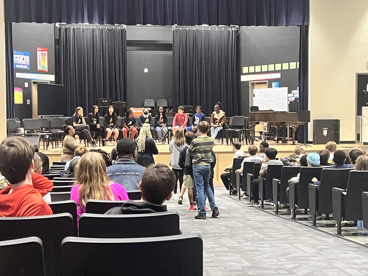 Our Rising Rams from Morningside and Hope Hill came to visit us today! Can’t wait to welcome you all in August! 💙💛💙💛 <a href="/NicoleWill1/">Nicole Willingham</a> <a href="/THollisEdS/">Tekeshia Hollis</a> <a href="/BarbShea26/">BarbShea</a>