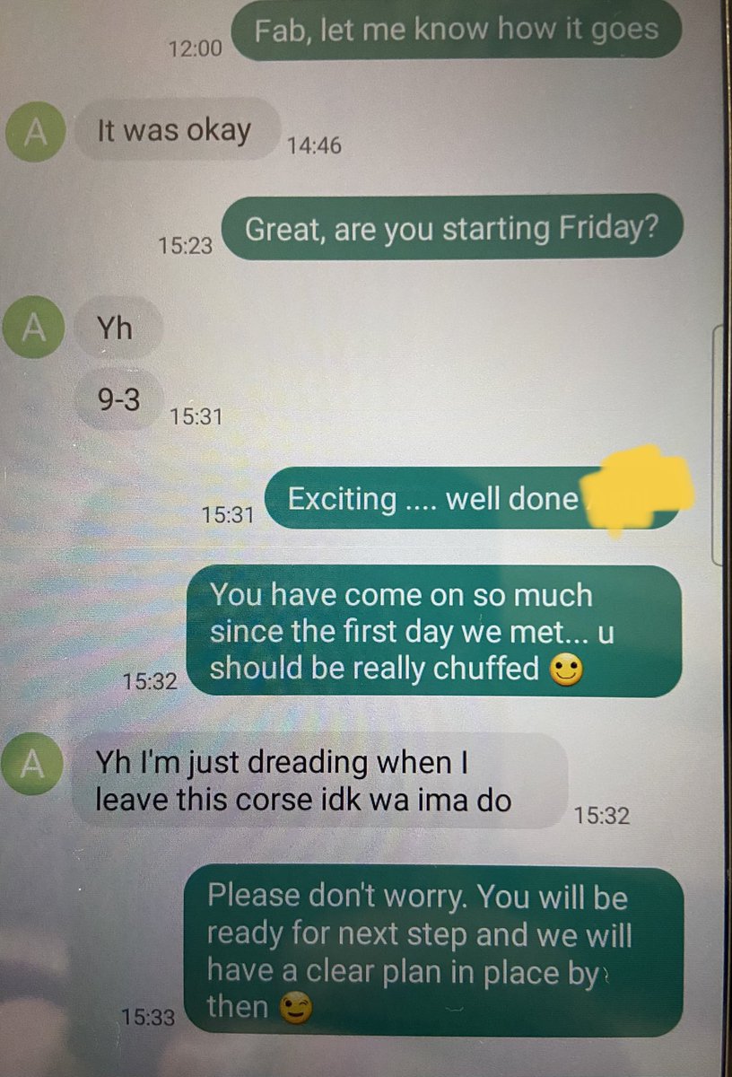 kkbennay's tweet photo. Super proud moment! A learner overcame some barriers and attended a meeting for voluntary work today β¦ INDEPENDENTLY and in the community ππ»ππ» Little steps to her bigger journey! #connect #rarpa #employability #healthandwellbeing #community #confidence #independentliving https://t.co/Vq9CqJVaEB