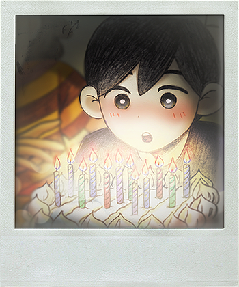ELTONTOJAJAJ's tweet photo. @FirionKaiser @OMORI_GAME (7/20 - SUNNY'S BIRTHDAY): Yay! SUNNY is turning 12 today! Even though me, SUNNY, AUBREY AND KEL are in the same school year, SUNNY is younger than all of us. He's the baby of the group, so we have to take care of him! https://t.co/DoTyDVn2al
