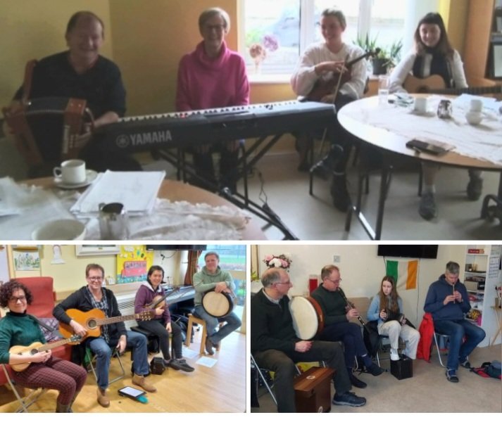 Pics here of just some of the #LuchtanDreoilín groups that once again visited nursing homes in #GalwayCity & #CountyGalway, this time over the #StBrigidsDay #Imbolc weekend! 
🙏🎶🙂🎶❤️
Maith sibh to all involved in these fun & valuable visits. 
#IrishCulture #IrishHeritage