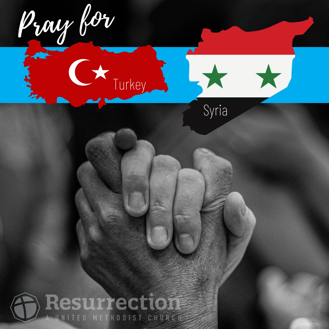 Please join us in praying for Turkey and Syria in the aftermath of the earthquakes. For victims, survivors, rescue workers, and the recovery ahead.