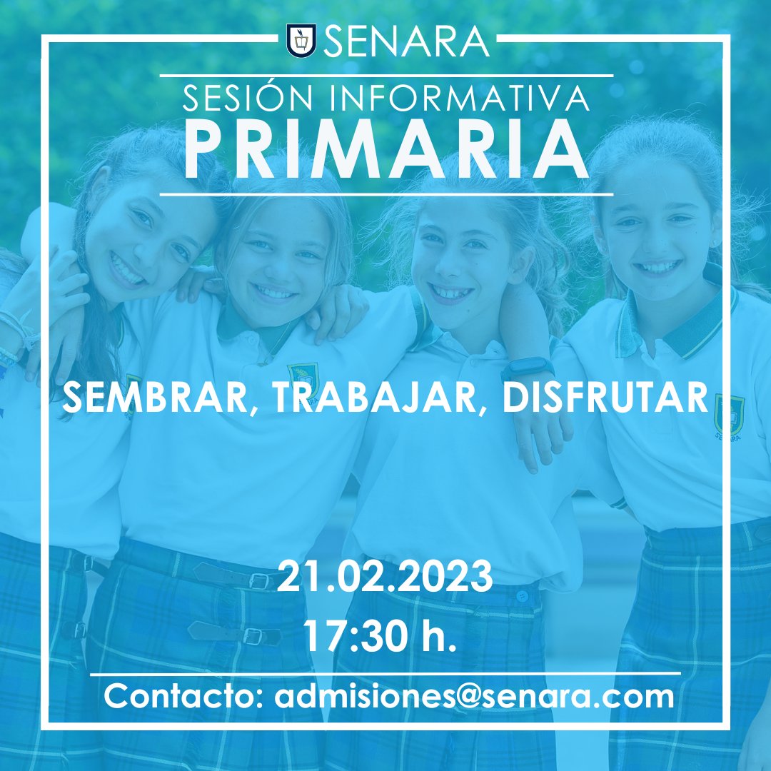 Si tienes una hija que pasa a 1º de #Primaria, en esta sesión explicaremos el paso a esta etapa tan importante en la vida escolar. 

Será el martes 21 a las 17:30. Os esperamos: forms.gle/HQywQGsPvveXMs…
#colegio #madrid #concertado #openday