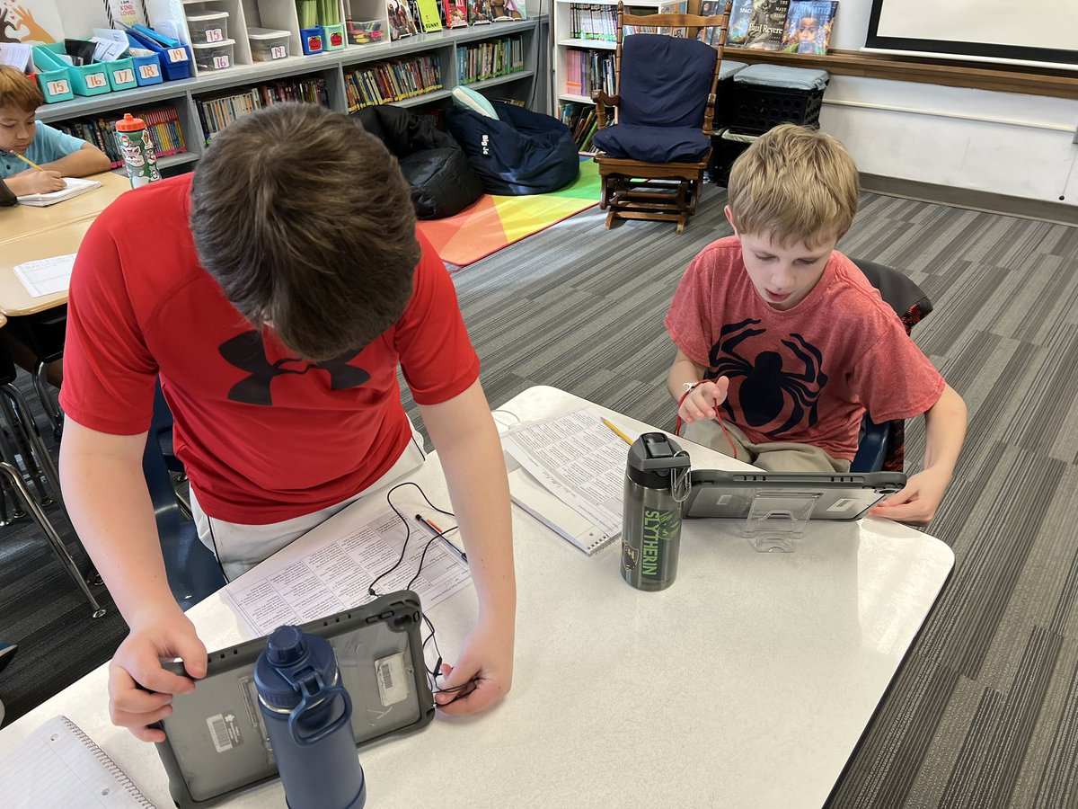 msphillips2021's tweet photo. From deforestation to air pollution to coral bleaching, these kids are covering it all! At the end of their research, they will create an informative poster, present these to our class, and hang them up around the school! (2/2) https://t.co/bkGi5akYhI