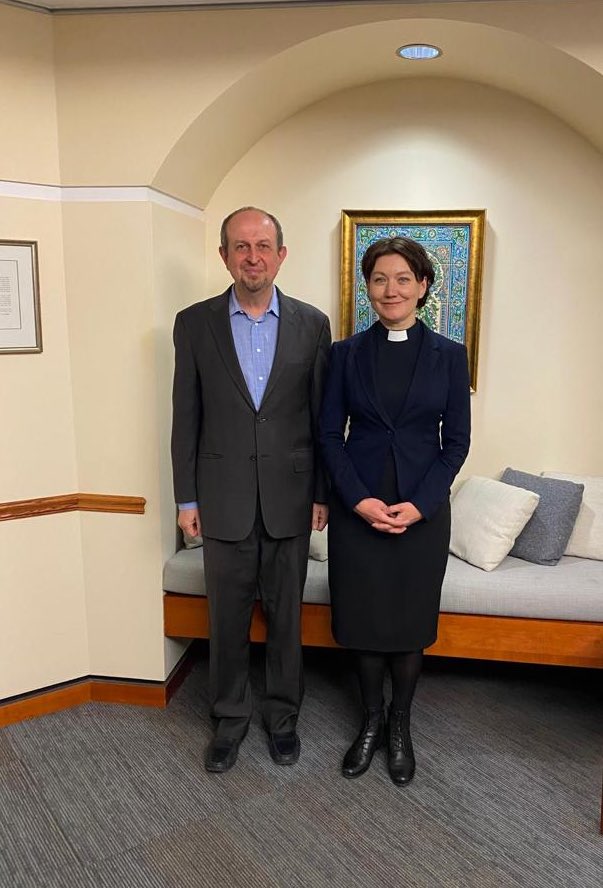 Special Representative for Palestinian Affairs Amr met with @LutheranWorld General Secretary, Rev. Dr. Anne Burghardt, to discuss the impact of U.S. support for Augusta Victoria Hospital in East Jerusalem and the East Jerusalem Hospital Network.