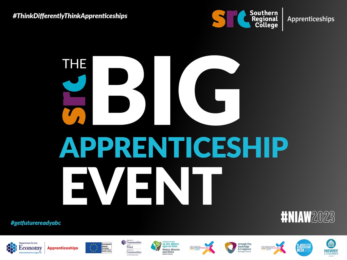 dalypark's tweet photo. We are going to be there on the night @srcchat's Big Apprenticeship Event!  Come over for a chat about Accountancy Apprenticeships @dalypark #ThinkDifferentlyThinkApprenticeships Newry 7th Feb, Craigavon 9th Feb https://t.co/PJy6hy6U5H
