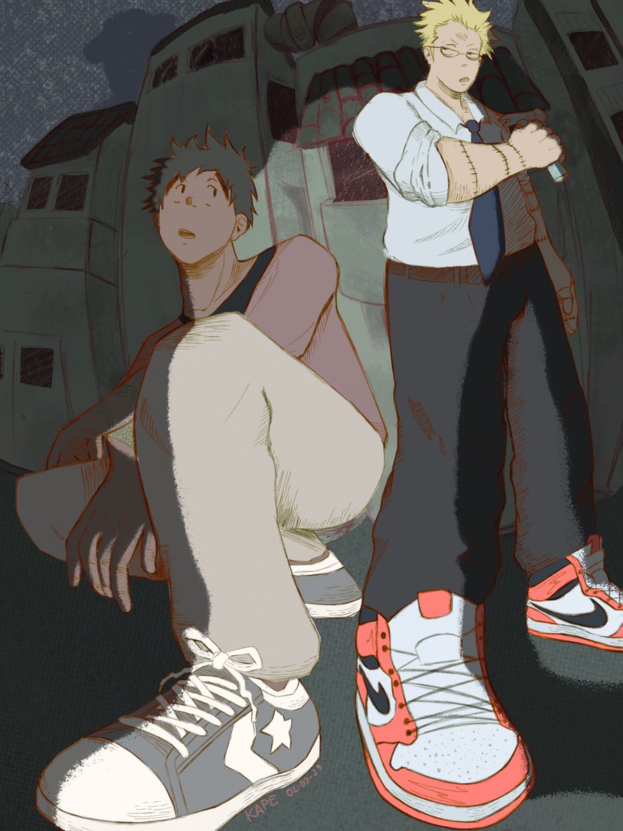 yaboi_Kape's tweet photo. full uncropped version because instagram doesnt wanna show the full thing

#dorohedoro #art #fanart #digitalart https://t.co/khDjR59FXi
