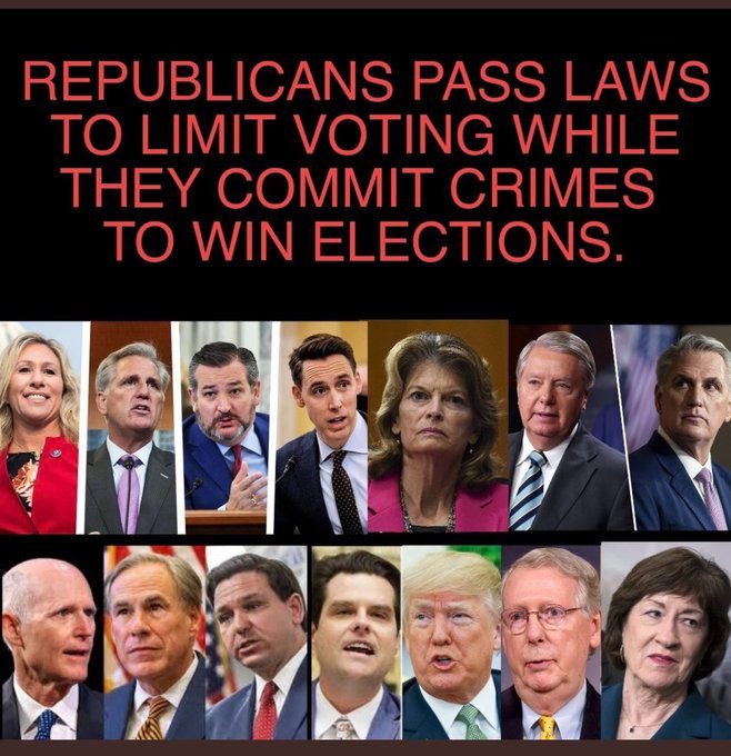 WE have the Senate and the Presidency. We cannot let a radical HOUSE run by MAGA extremists destroy everything in front of our very eyes. We must fight back. Put max pressure on them. Retweet. #resisters #resistance #insurrection #blackmail