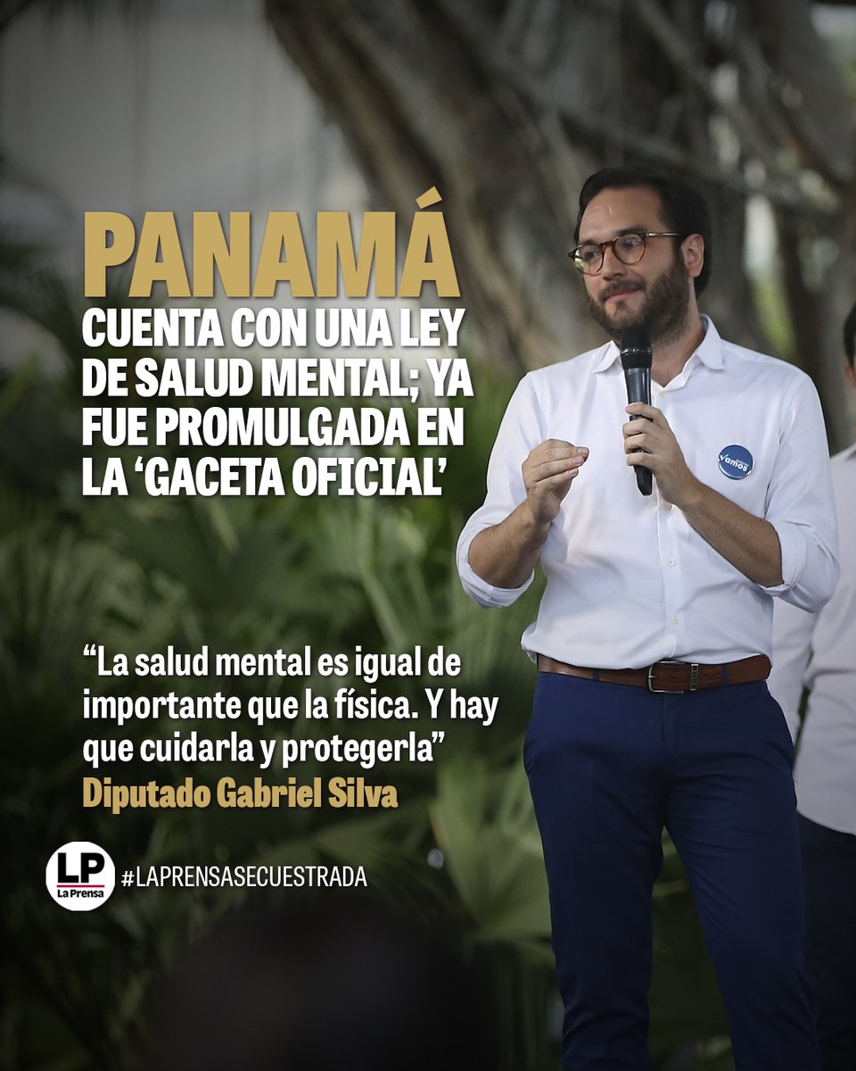 Otros fines son el de asegurar el acceso a servicios de calidad para la atención de la salud mental y la no discriminación de personas con padecimientos mentales. #LaPrensaSecuestrada informa prensa.com/sociedad/panam…