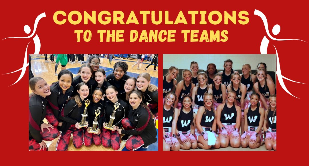 WakefieldHS's tweet photo. Congratulations to our dance teams who competed at the Wildcat Classic.  JV received two 1st places in Game Day &amp; Pom, and a 2nd place in hip hop.  Varsity received 2nd place awards in Game Day, Pom &amp;  hip hop along with "Best choreography award." https://t.co/9cARPvgFNp
