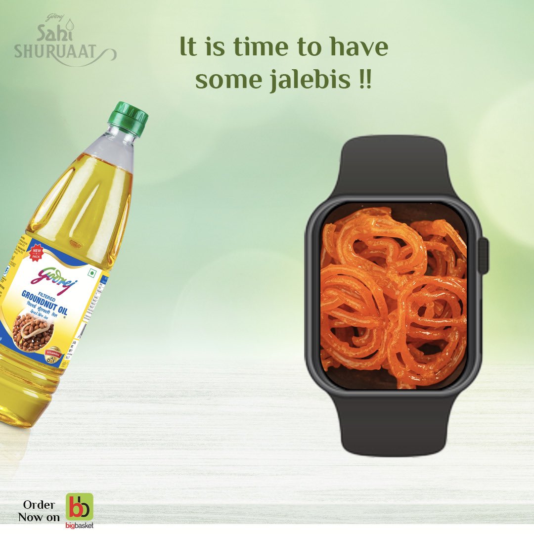 Jalebi is a dessert which is usually served after dinner or lunch but crazy following of it allows it to eat it anytime and specially in Breakfast. 

Turns out to be crunchier when fried in Godrej Veg. Oils!

#GodrejVegOils #cookingoil #healthyeating #healthyliving #vitaminA