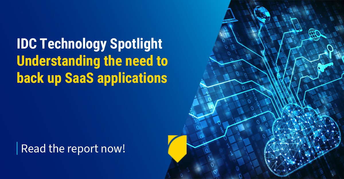 Arcserve's tweet image. Data protection can be an afterthought for SaaS applications. And default solutions are insufficient for data protection, retention and governance.

See how we can help you strengthen your SaaS data resilience strategy.
 
okt.to/53TPQV

#IDCReport @IDC #saasdata #saas