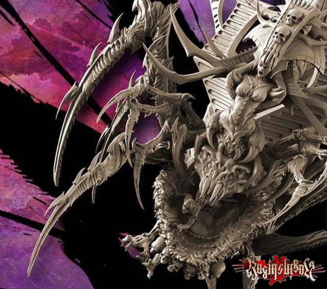 ragingheroes's tweet photo. Syl-Yarath is the hive queen of the lust elves in LARGE SCALE: https://t.co/pj03spfnFv
#ragingheroes #largescale #bigmodels #miniatures #minipainting #ttrpg #roleplaying #ttrpg #rpg #wargame #wargame #fight #fantasy #AoS #DnD #Pathfinder #dreider #dryder #lust #elves #lustelves https://t.co/ONi5Z3ZhxX