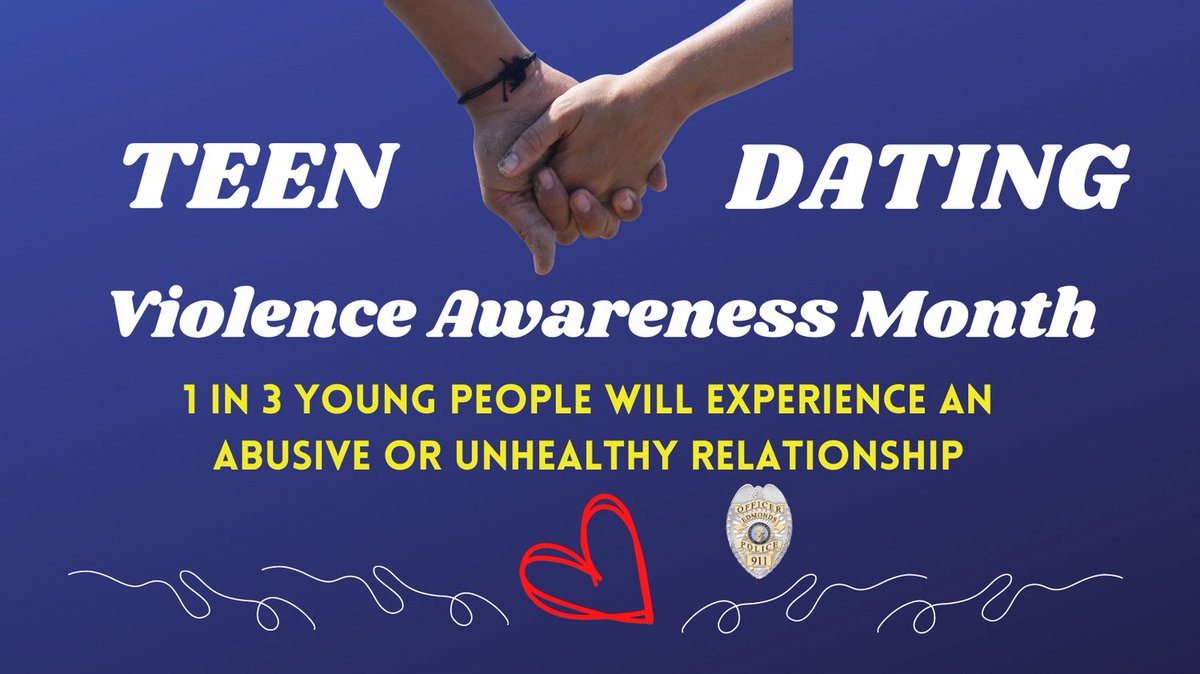 Help us spread awareness and stop dating abuse before it starts! One in three teens in the U.S. will experience physical, sexual or emotional abuse by someone they are in a relationship with before they become adults. #teendatingviolence #TDVAM #loveisrespect