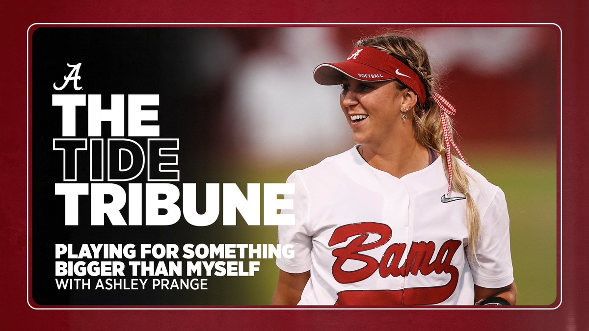 AlabamaSB's tweet photo. "There was a time when I didn't know if I'd ever genuinely smile or laugh again with a ball in my hand. I needed to find my purpose outside of the softball field."

Playing for Something Bigger than Myself
by @a_prange

🔗: https://t.co/r2yq1VuzQy

#Team27 #RollTide https://t.co/ZBfwxfHFGD