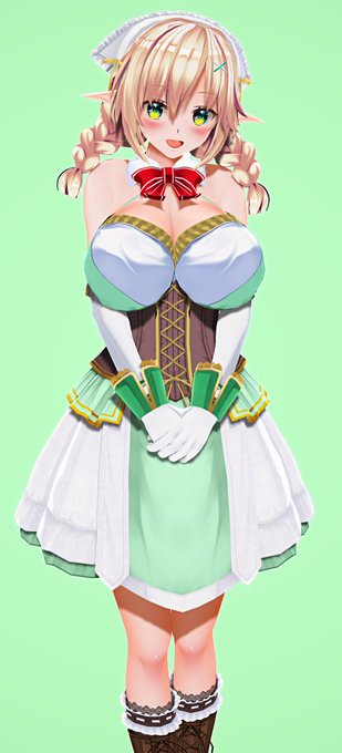 受付嬢エルフ
 #SKBELF 