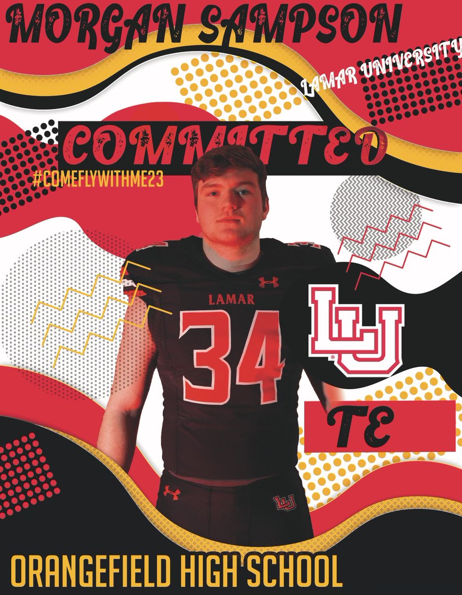 Morgansampson24's tweet image. I am blessed and excited to announce that I will be committing to Lamar University! @CoachSpo_  @CoachRossomando @coachsmalley23
