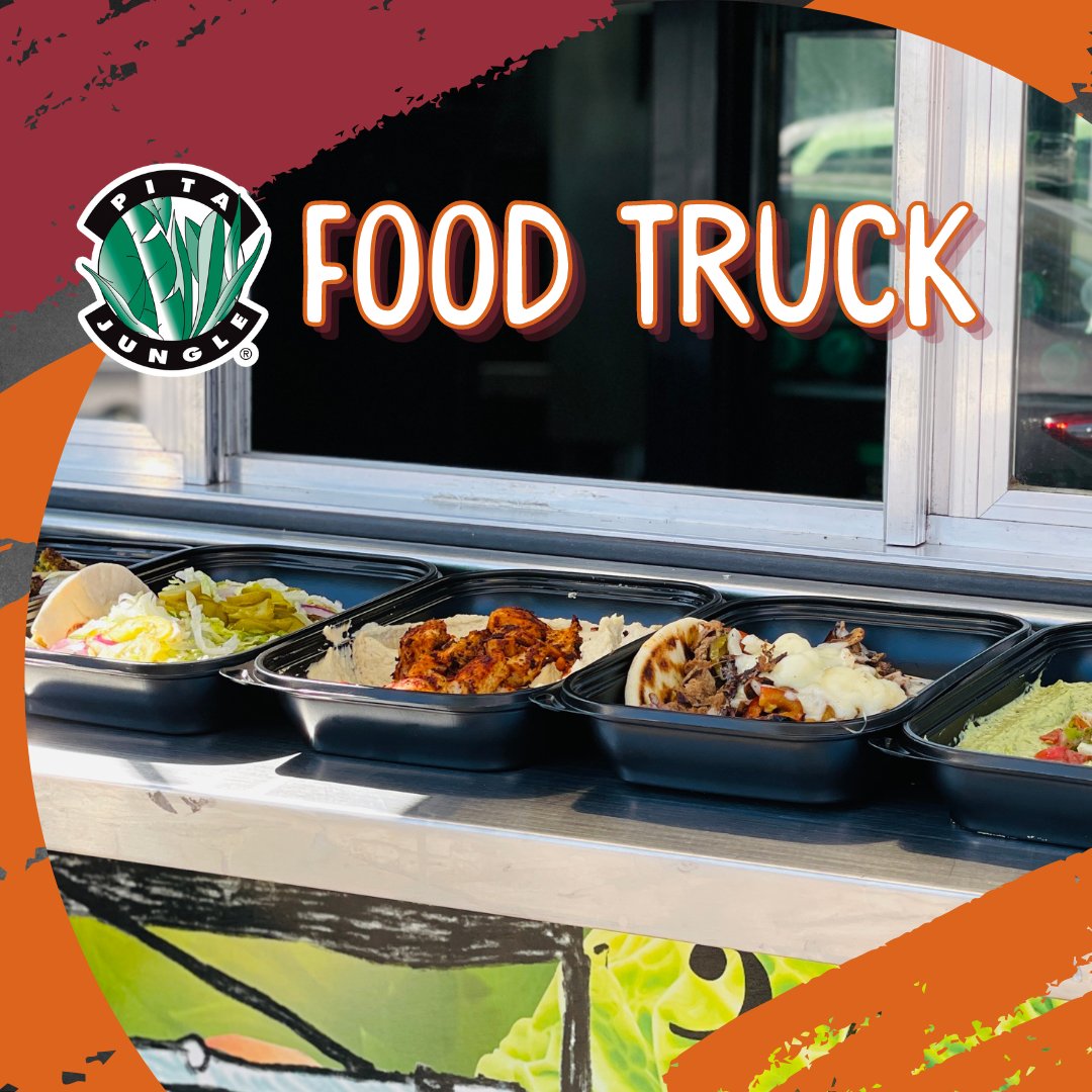 Pita Jungle on wheels! Track the Food Truck or book parties and events with customizable menus. 🌯🥙🚚

More info on our website: ow.ly/vor250MApEN

#TheArtofEatingHealthy #MediterraneanDiet #HealthyFood #EatHealthy #FoodTruck #BookParties #TrackTheTruck