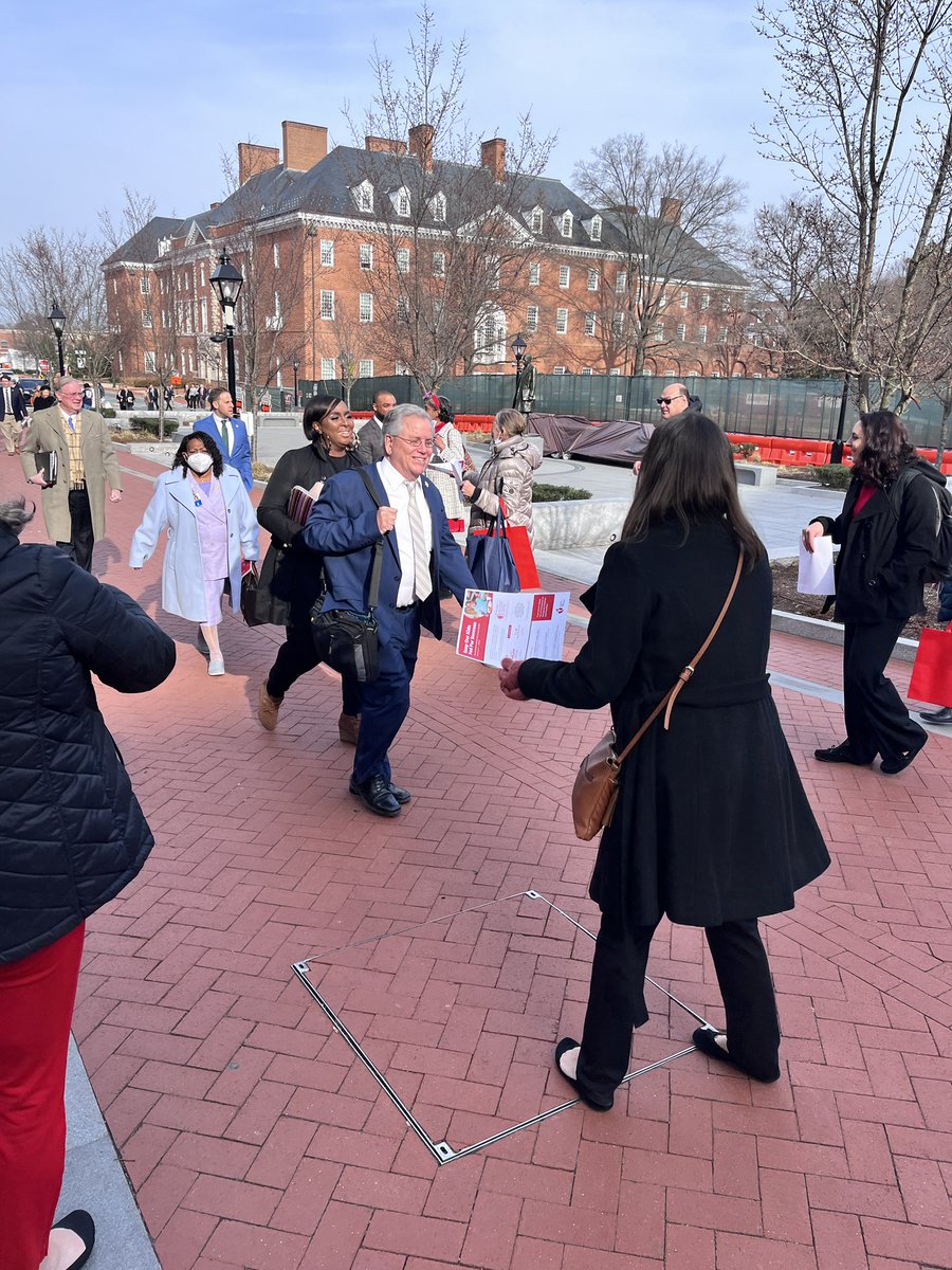 In Annapolis to advocate for #SchoolMeals4All in Maryland because no student deserves to be hungry. 

Let’s help ALL Maryland students be #Fed4Success

@delegatereznik
@GuyGuzzone