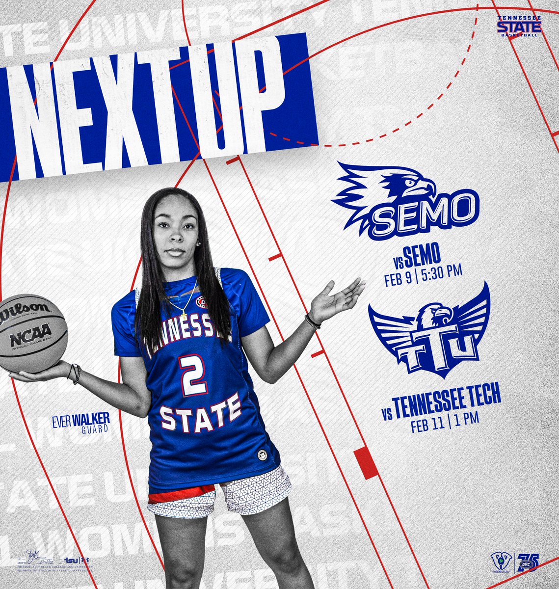 TSUTigersWBB's tweet photo. ⏭️⬆️ 
Two games at home this week‼️

🗓️ 2/9 
⌚️ 5:30 p.m.

🗓️ 2/11
⌚️ 1:00 p.m.

#RoarCity x #PressPlay https://t.co/F9PKbXU1Ix