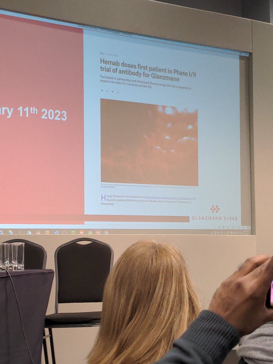 CathyAH1980's tweet photo. The #GlanzmannsThrombasthenia treatment options might be getting better, prophylaxis options from #Hemab in trial now. It's essential to understand the burden of the condition on affected individuals #rarediseasemonth
#EAHAD2023 https://t.co/mYkHfbazzV