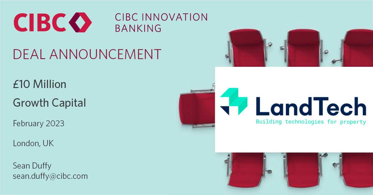 We are happy to announce £10m in growth capital financing to <a href="/LandTechUK/">LandTech</a>, a London-based proptech firm enabling property developers and property professionals to identify and assess off-market development opportunities. Read more: businesswire.com/news/home/2023…