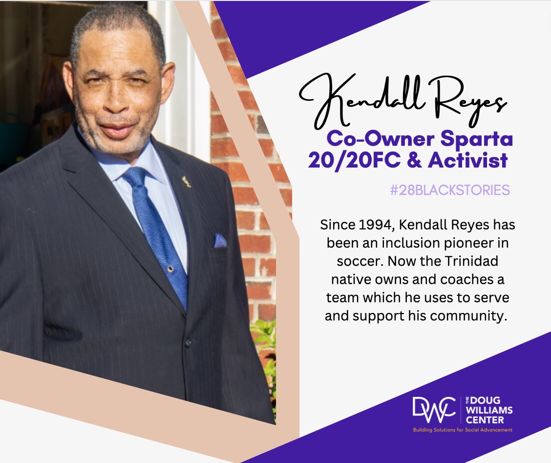 When we interviewed Kendall Reyes about his journey to owning the soccer team Sparta 20/20, we learned that he has championed inclusion for women in soccer since 1994, successfully adding women's soccer at two universities. Read more: bit.ly/3x44YBH #28BlackStories