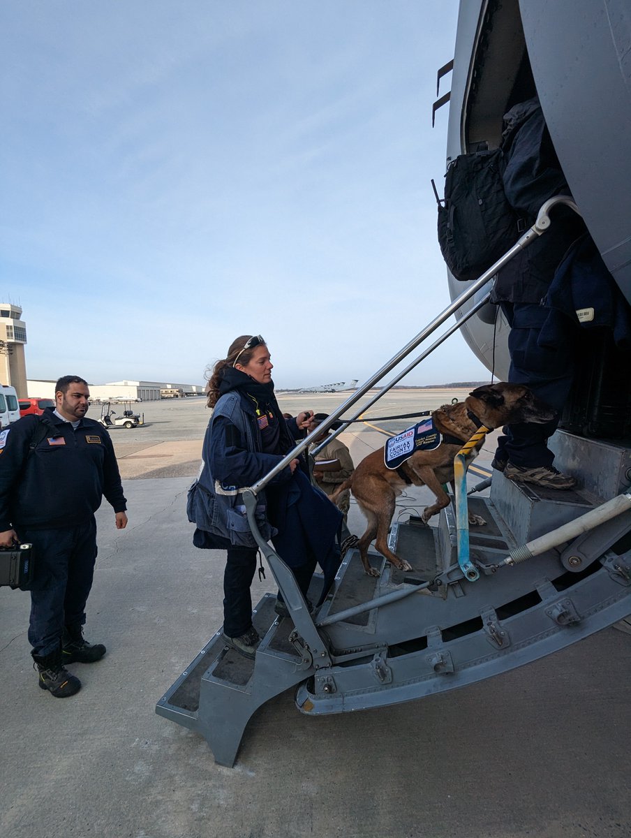 VA-TF1 / USA-1 - Urban Search and Rescue (@vatf1) on Twitter photo USA-01 Heavy USAR team members are in the air enroute to #Türkiye as a part of the <a href="/USAIDSavesLives/">USAID's Bureau for Humanitarian Assistance</a> Disaster Assistance Response Team (DART).
#TurkeyEarthquake
<a href="/ffxfirerescue/">Fairfax County Fire/Rescue</a>
<a href="/USAID/">USAID</a> USA-01 Heavy USAR team members are in the air enroute to #Türkiye as a part of the <a href="/USAIDSavesLives/">USAID's Bureau for Humanitarian Assistance</a> Disaster Assistance Response Team (DART).
#TurkeyEarthquake
<a href="/ffxfirerescue/">Fairfax County Fire/Rescue</a>
<a href="/USAID/">USAID</a>