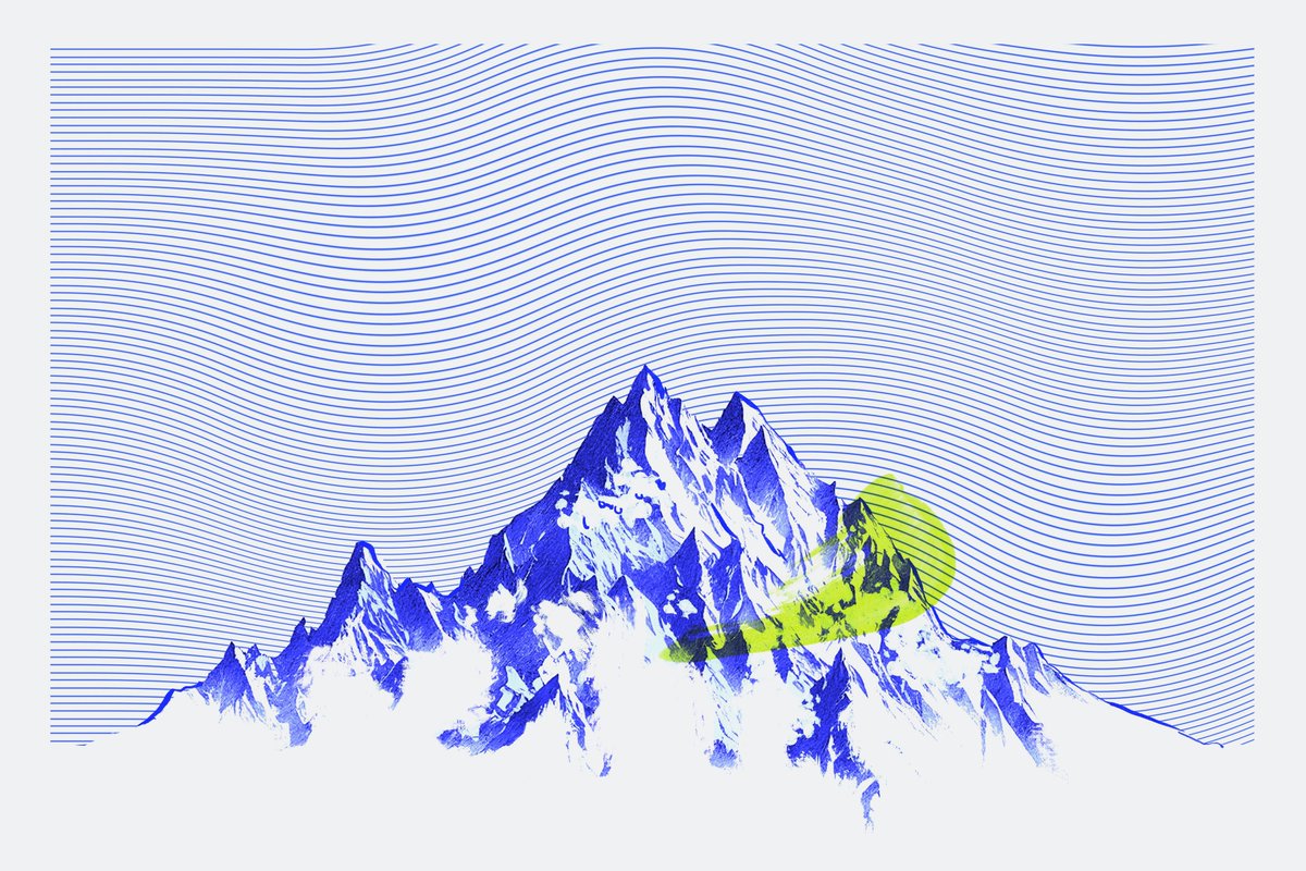 enzoillama's tweet photo. ⛰️4rd drop⛰️

"Mountainscapes in Harmony iv"

#tezos #AIart https://t.co/k610PhPqEI