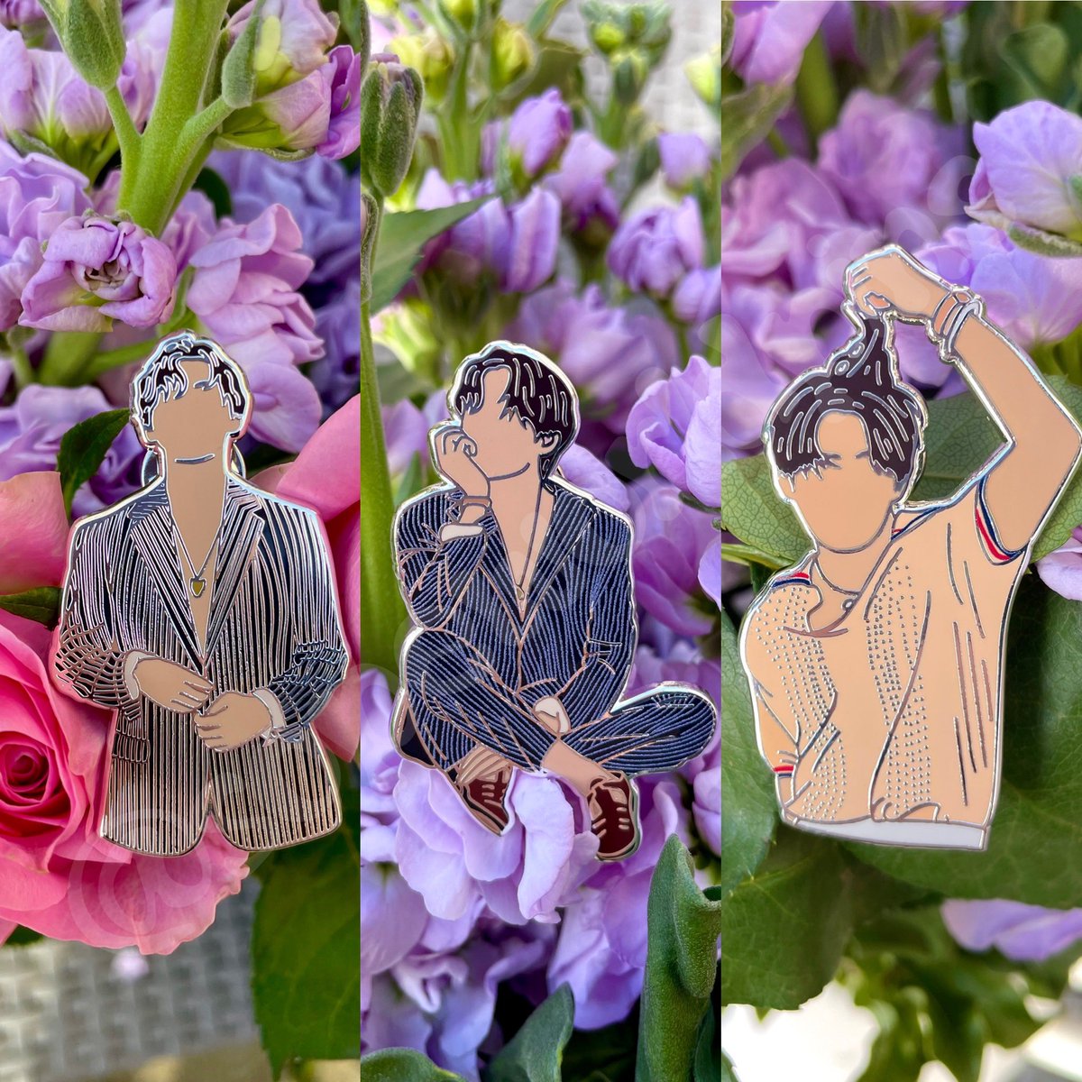 sopeworldpins's tweet photo. ✨ SHOP UPDATE - WEDS 8TH FEB @ 9PM GMT ✨

Lil shop update for the new year! YTC in Cinema acrylic pin and Jungkook air freshener preorders, as well as Vogue Tae v1,2,3, Marry Me Yoongi and Merch Box Jimin instocks! 💜 https://t.co/jsvcwdr6lt