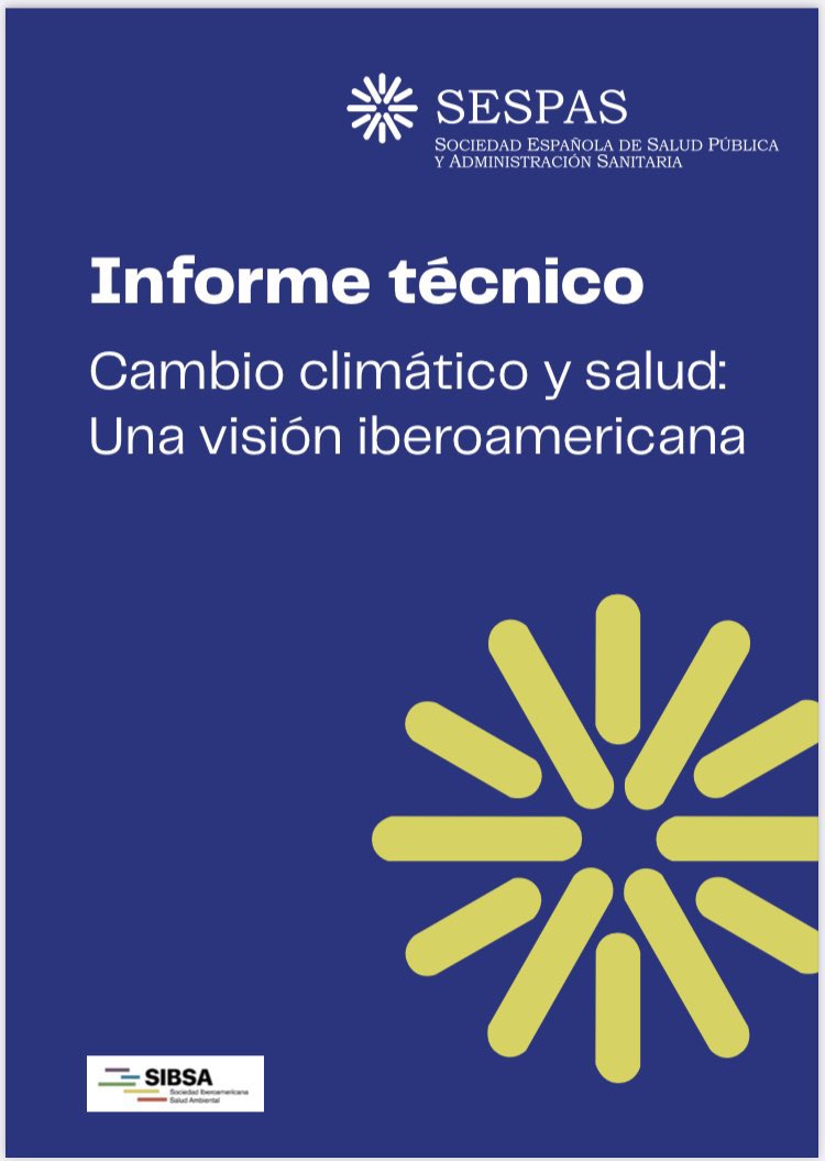 saludsindanio's tweet photo. ✍️¿Conocés el informe "#CambioClimático y #salud: una visión iberoamericana", de @sespas y #SIBSA? 🌡️🌎

Colabora @andrea_hurtadoe, gerenta del programa de cambio climático de @saludsindanio, que escribe sobre hospitales resilientes y de bajas emisiones

👉https://t.co/Aepp3vpaBa https://t.co/wAWoSPaF2H