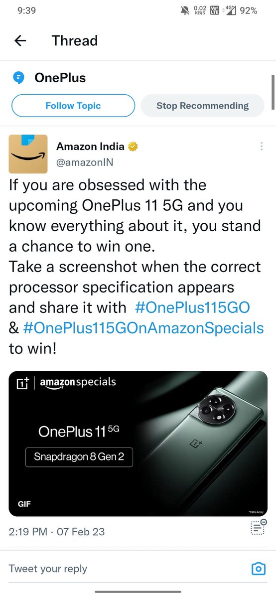 RNTPLovely's tweet photo. @amazonIN #OnePlus115GO #OnePlus115GOnAmazonSpecials https://t.co/TJN7FpoJ1o