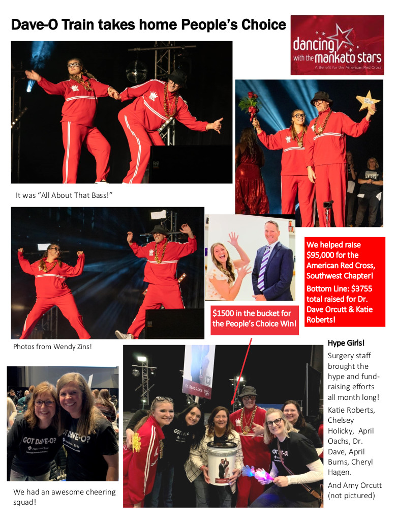 What a Night for the American Red Cross - $94,000+ raised for our local chapter! Props to Dr. Dave-O and Katie Roberts for their hip-hop tribute that was All About That Bass! #DancingWithTheMankatoStars #AllAboutThatBass #AmericanRedCross