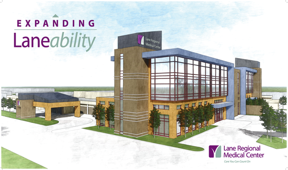 BakerCommerce's tweet image. Lane Regional Medical Center officially began its $90 million dollar hospital expansion project. Demolition of the hospital’s west wing will make way for a new 82,000-square-foot, four-story patient tower. Work began with an official ceremony as demolition began.