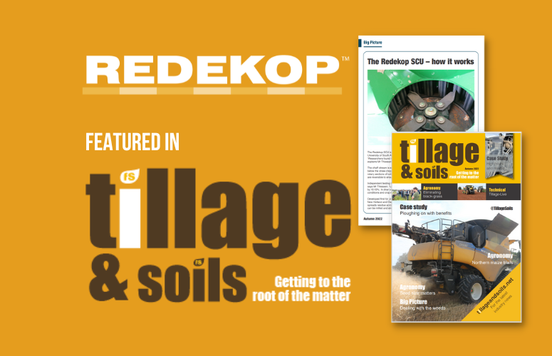 redekopmfg's tweet image. UK growers tested our SCU last year to manage emerging glyphosate resistant weed problems. The results of their combine-mounted seed control trials and why they are adopting this mechanical seed control on their farms was featured in @TillageSoils #WeedManagement
