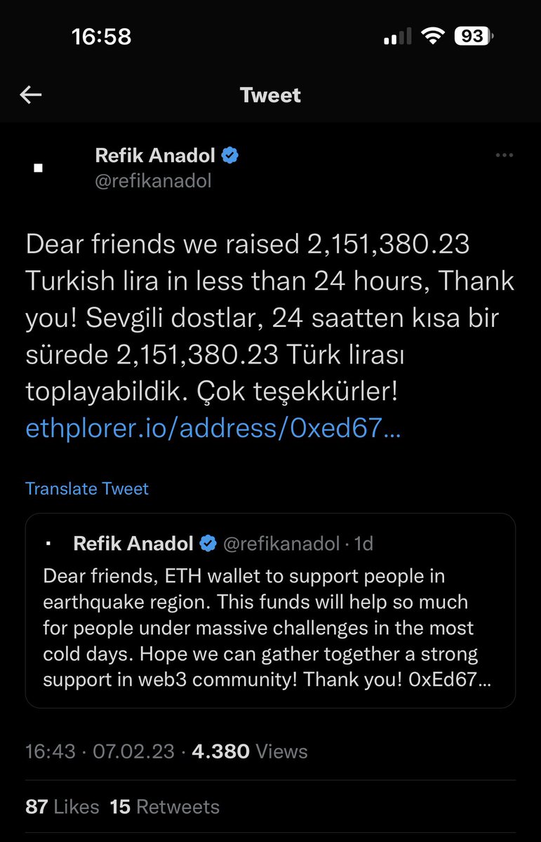 krmtrn_'s tweet photo. Güzel insanlar ve güzel insanları desteleyen diğer güzel insanlar 🫂 Hepiniz iyi ki varsınız!❤️

Beautiful people, and those beautiful people who support other beautiful people 🫂
Glad you exist! ❤️

For Donations
https://t.co/GU5vnY37s1

@refikanadol @muratpak #TurkeyEarthquake https://t.co/fIcmiUu8wQ