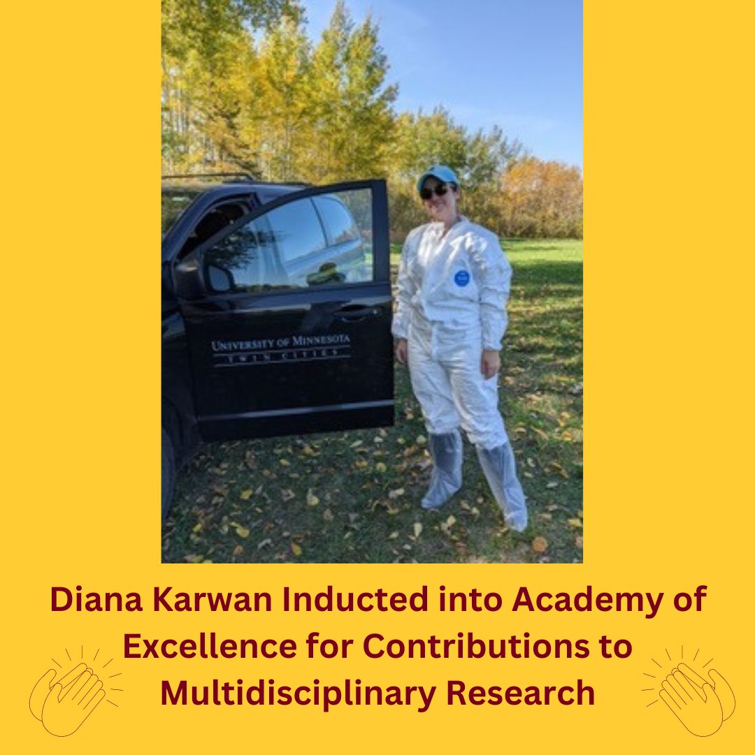 UMN Forest Resources (@umnforestres) on Twitter photo Read about the award and Diana Karwan's research contributions to neurodegenerative diseases at the intersection of human, animal, and environmental health on the Forest Resources blog: forestry.umn.edu/news/academy-e… Read about the award and Diana Karwan's research contributions to neurodegenerative diseases at the intersection of human, animal, and environmental health on the Forest Resources blog: forestry.umn.edu/news/academy-e…