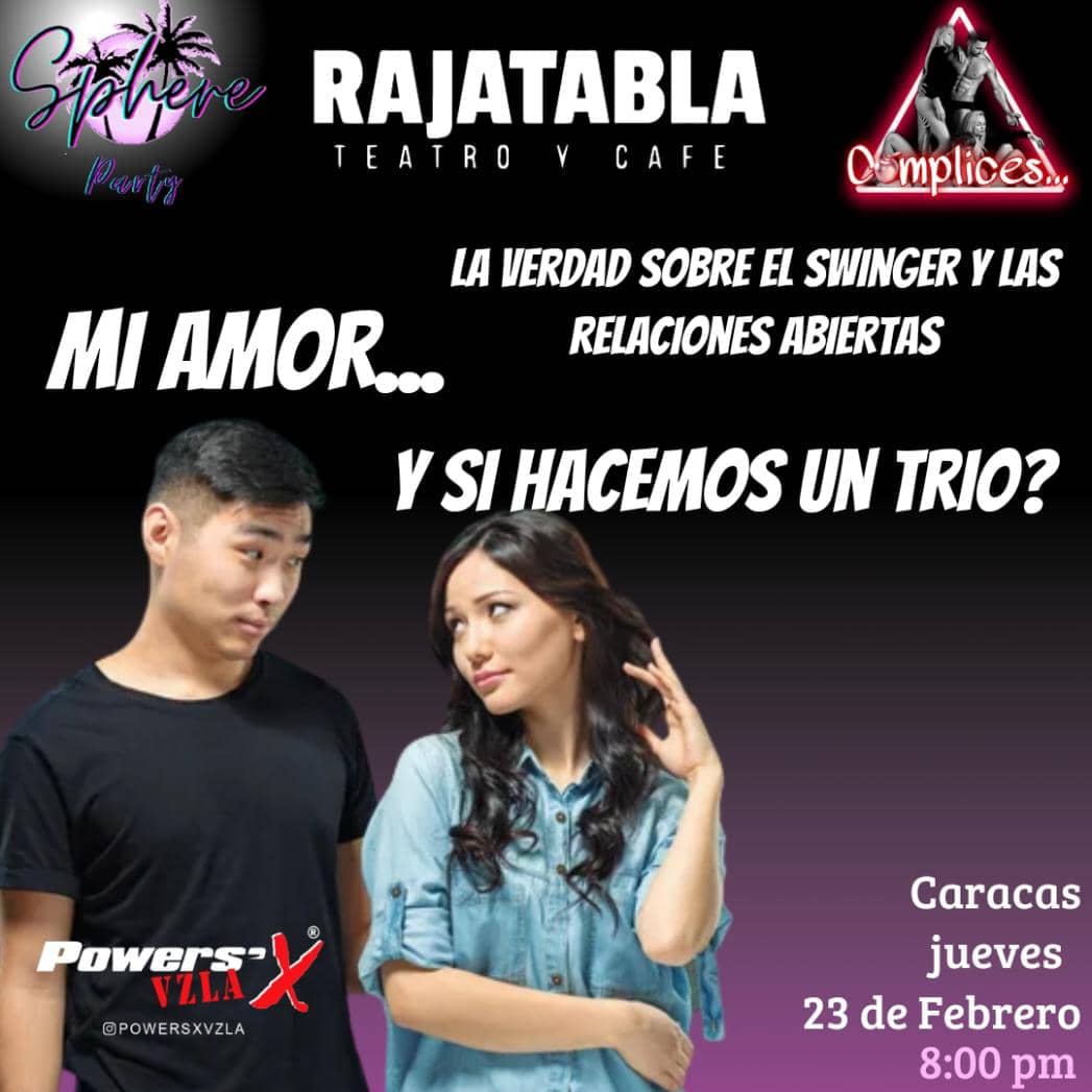 Gracias al éxito obtenido en las pasadas ediciones de nuestro conversatorio las puertas del icónico @rajatabla_oficial se abren para darle paso a una nueva y renovada edición .
#swingerlife #lifestyle #swingervenezuela  
Info al DM