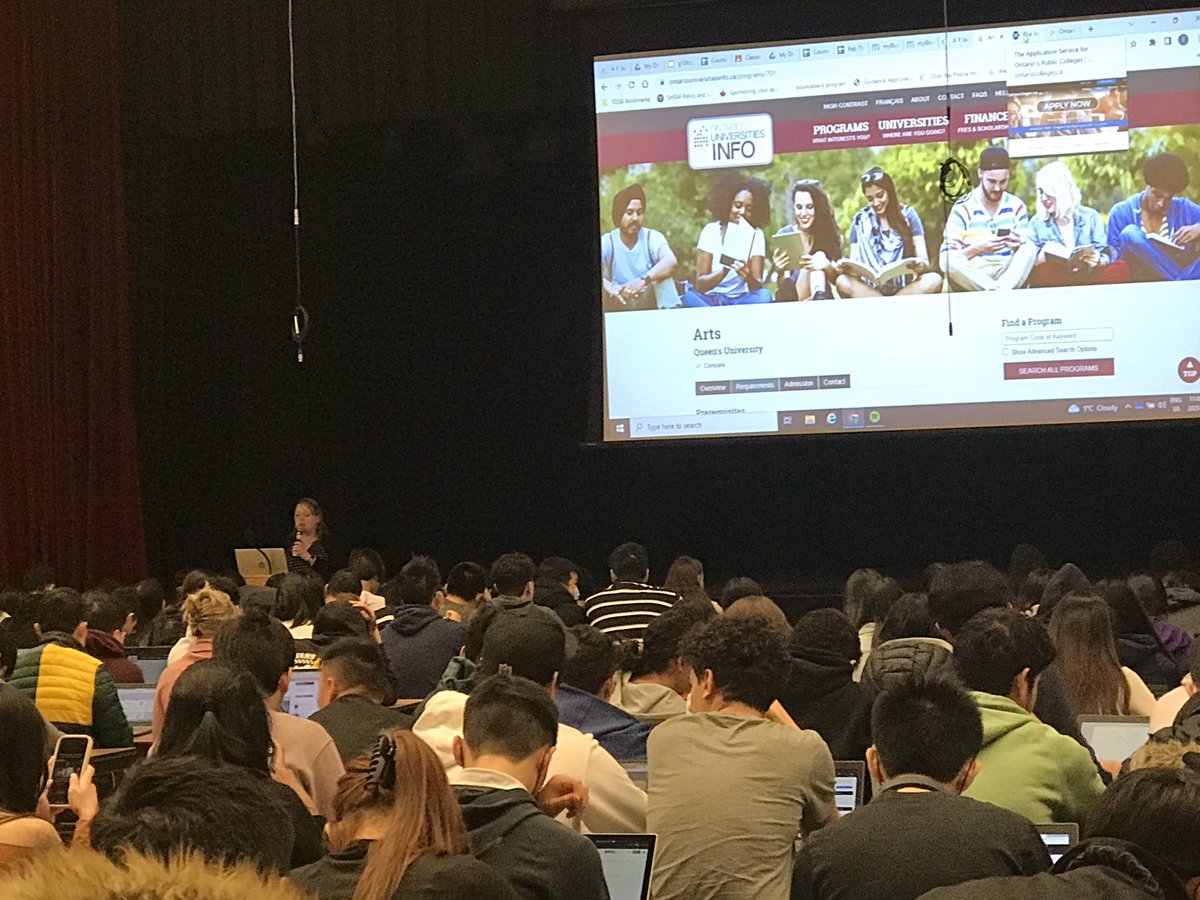 ayjacksonss's tweet photo. Course Selection Assemblies @ayjacksonss today. Students benefited from working on their 1:1 device to pick courses for next year. Thank you to our incredible Guidance team @marham99 @JamesX_Li https://t.co/k4CxAqBOek