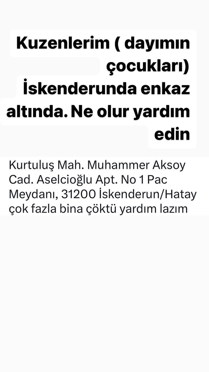 yesimsalkim's tweet photo. Lütfen yardım edin arkadaşımın kuzenleri lütfen @haluklevent haluk yardım edin https://t.co/LIu79gILLi